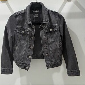 Cat & Jack Charcoal Denim Jacket